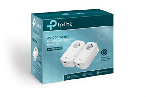 TP Link TL PA8010P Kit De Inicio Powerline Passthrough Gigabit