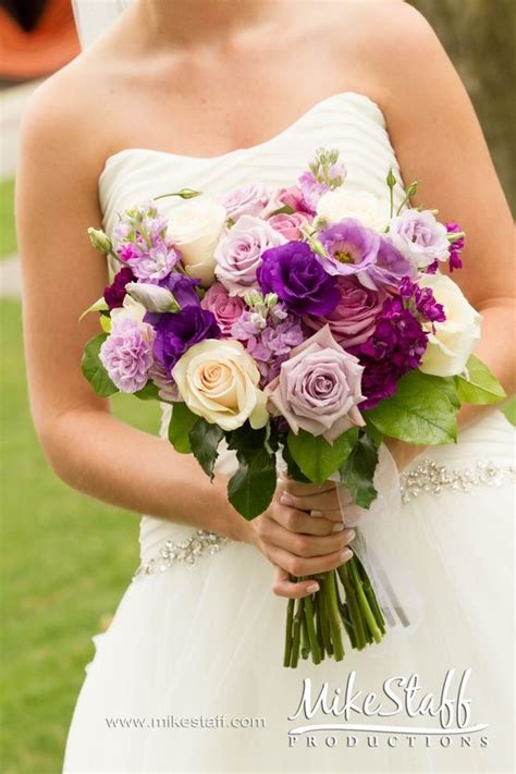 Purple wedding flowers Ombre Wedding, Purple Wedding Flowers, Lavender Wedding, Bridal Flowers ...