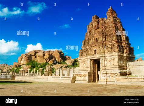 Vittala Temple In Hampi Karnataka Province South India Unesco World