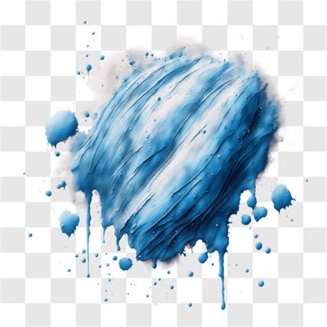 Descarga Salpicadura de pintura azul sobre fondo negro PNGs En Línea