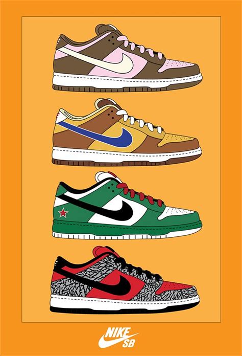 Nike Sb Poster on Behance | Sneakers illustration, Cool nike wallpapers ...