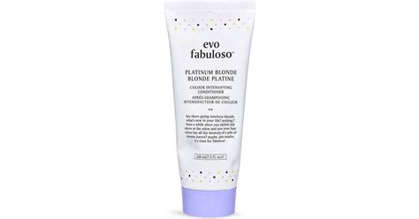 Evo Fabuloso Colour Intensifying Conditioner Platinum Blonde 7 4fl Oz