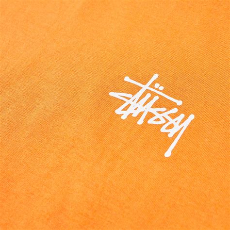 Stussy Coral Basic Stussy T-Shirt Pink | END. (GB)