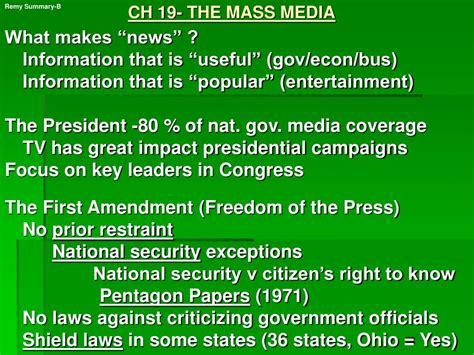 Ppt The Mass Media And The Political Agenda Powerpoint Presentation