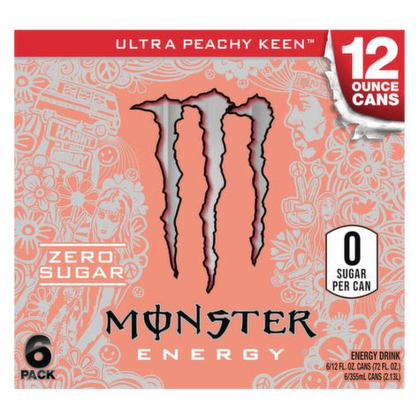 Monster Energy Drink Zero Sugar Ultra Peachy Keen Pack