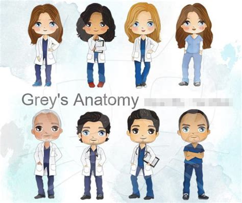 Kit Digital Greys Anatomy Scrapbook Arquivo Png Elo