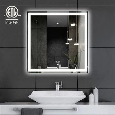 HOMLUX 30 In W X 30 In H Rectangular Frameless LED Light With 3 Color