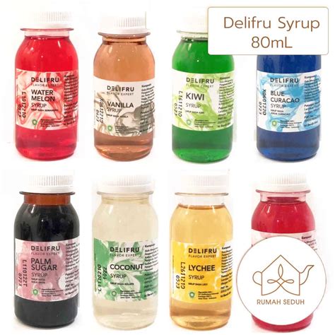 Jual 80mL Delifru Syrup All Variants Sirup Premium Delifru Shopee