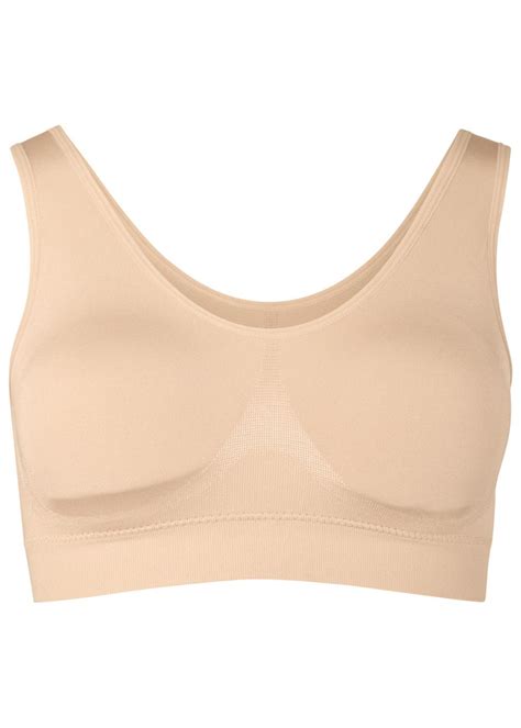 Wacoal Almond Lace Soft Cup Bra In Nude Natural Lyst Hot Sex Picture