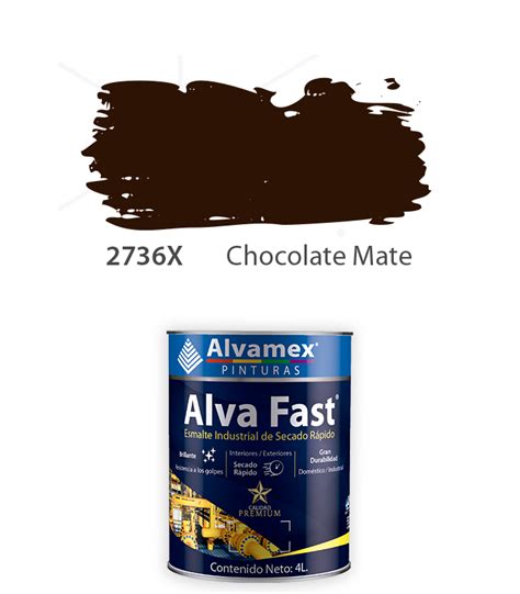 Esm Alva Fast Color X Chocolate Mate Alvamex Pinturas