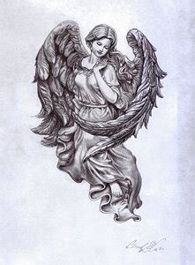 Guardian Angel Drawing at GetDrawings | Free download