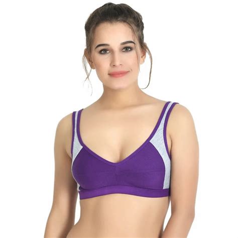 Striped Lycra Cotton Ladies Sports Bra Combo Set At Rs 720 Set In