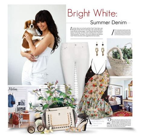 Bright White Summer Denim By Thewondersoffashion On Polyvore Featuring