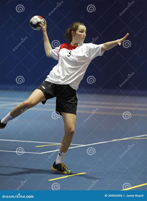 Handball Team Woman Throw Editorial Stock Photo Image Of Match