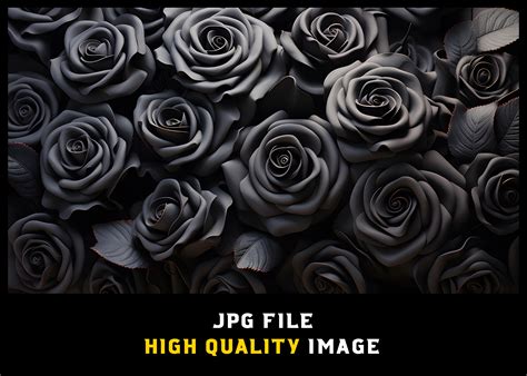 Beautiful Black Roses Background Graphic by WODEXZ · Creative Fabrica