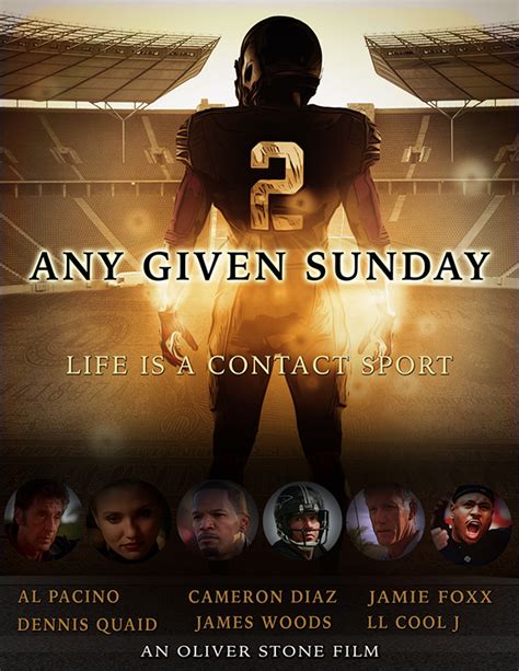 Any Given Sunday Movie Poster On Behance