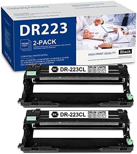 Amazon 2 Pack Black High Yield DR 223 DR223 DR223CL DR 223CL