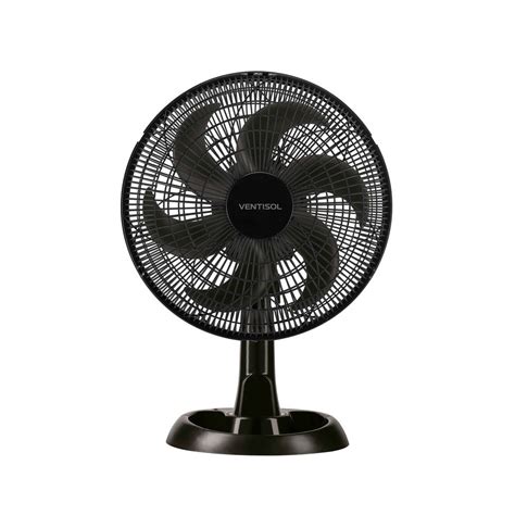 Ventilador Ventisol Turbo Eco 30 cm 52 Watts 6 Pás Preto Lojas Colombo