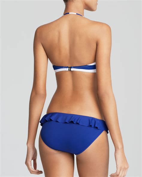 Ralph Lauren Blue Label Ruffle Dylan Hipster Bikini Bottom Lyst