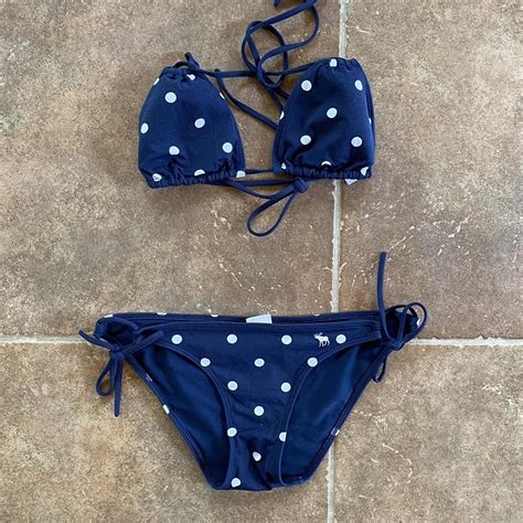 Vintage Abercrombie And Fitch Bikini Top Says Size Depop