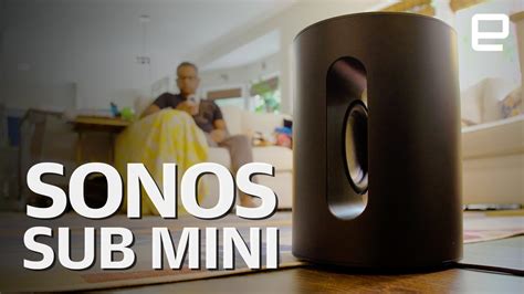 Sonos Sub Mini Kompakt Trådlös Subbas För Sonos