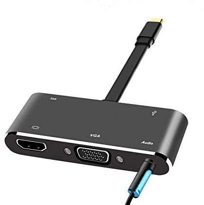 CableDeconn USB C HDMI VGA Hub USB C Type C To HDMI 3840x2160 4K 15