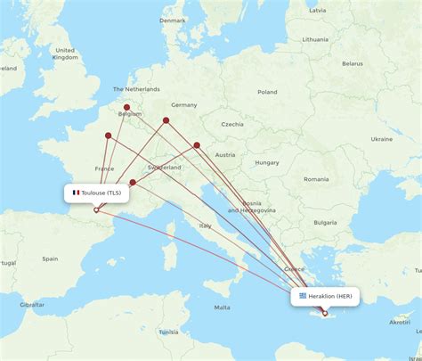 All Flight Routes From Toulouse To Heraklion Tls To Her Flight Routes