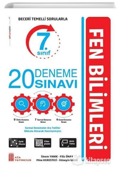 7 Sınıf Fen Bilimleri Beceri Temelli Sorularla 20 Deneme Ata