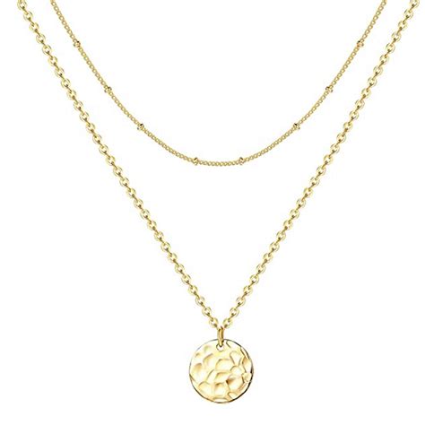 18K Gold Plated Double Layer Necklace BrandAlley