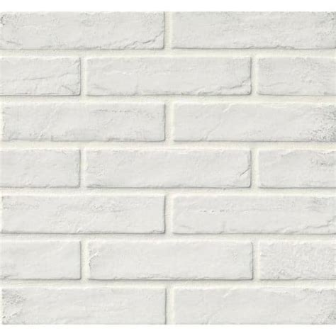 White Brick Tiles For Kitchen Backsplash Things In The Kitchen