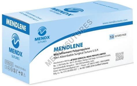 Mendlene Monofilament Polypropylene Non Absorbable Surgical Sutures At