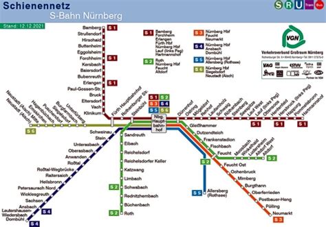 Streckennetz S Bahn Nürnberg