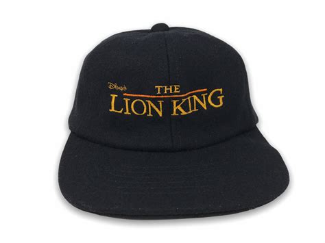 Vintage Lion King Hat 90s Wool Strapback Disney Cap B4 Etsy