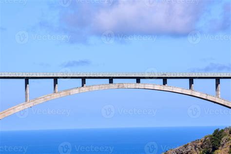 A suspended bridge 22788296 Stock Photo at Vecteezy