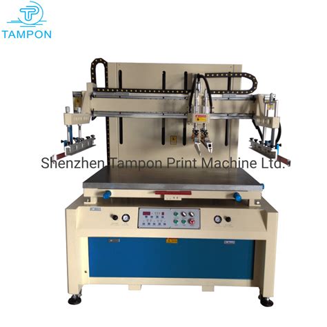 semi auto large big size vacuum flat silk screen printing machine big