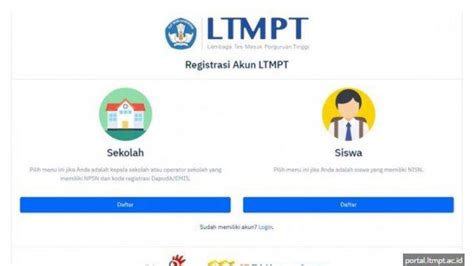 Registrasi Akun Ltmpt Untuk Siswa Telah Dibuka Cek Syarat Dan Cara