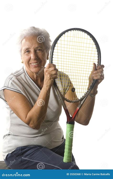 Senior Tennis Player Stock Photo Image Of Retirement 3550368