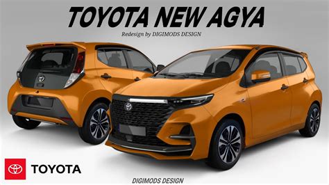 All New Toyota Agya 2023 2024 Redesign Digimods Design Youtube