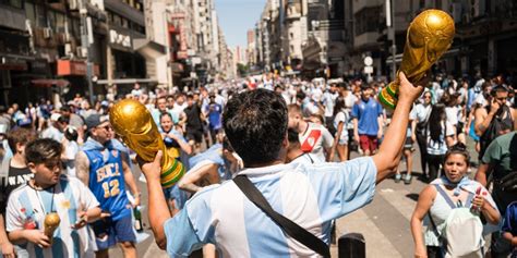 Argentina Fan Captures World Cup Celebration on Video