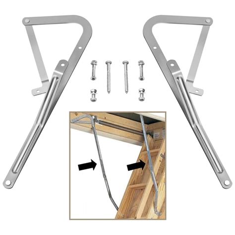 Jy Performance Attic Ladder Spreader Hinge Arms Replacement Kit For