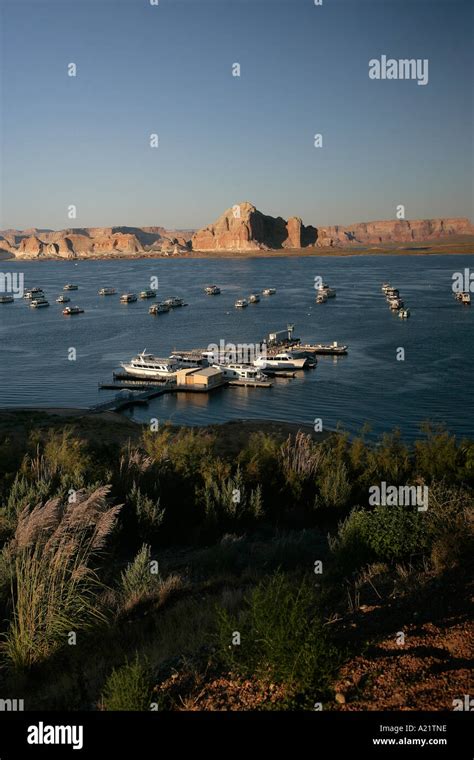 Wahweap Marina Sunset Hi Res Stock Photography And Images Alamy