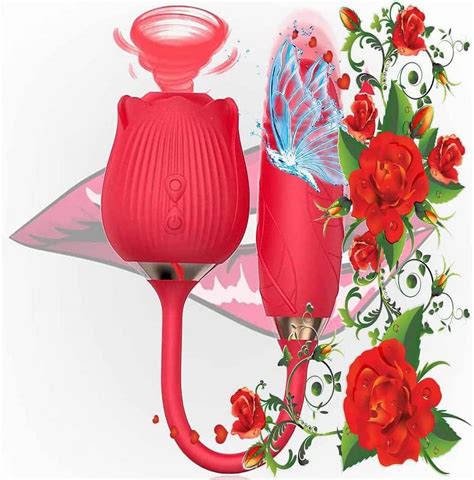 Clitoral Vibrator 2023 Rose Toy For Women 10 Speeds 2 In 1 Vibrator And Adult Sex Toys With