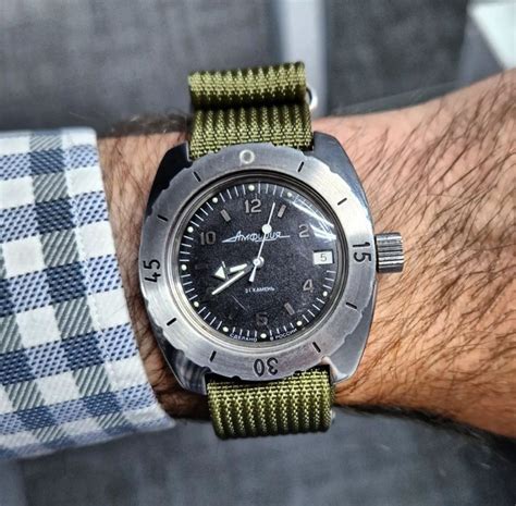 Mm Ribbed Nato Watch Strap Khaki Green Lug To Lug