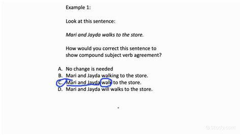 Correcting Compound Subject And Verb Agreement Errors English Study