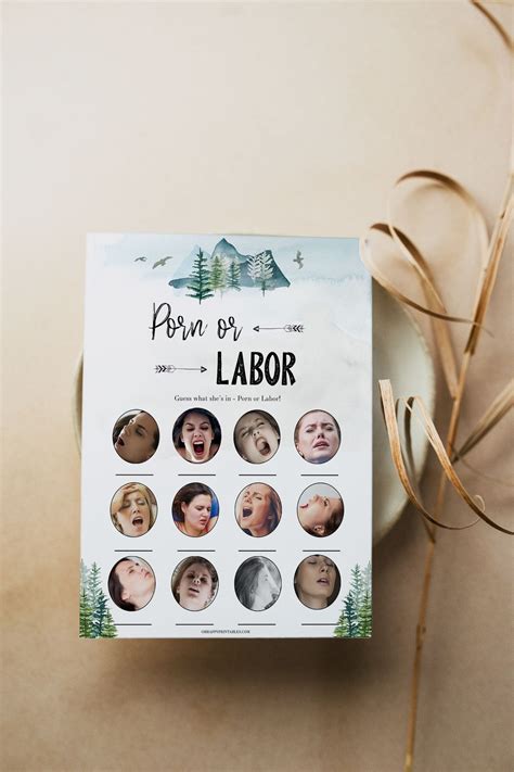 Porn Or Labor Baby Shower Game Printable Baby Shower Games Adventure Awaits Baby Shower Porn