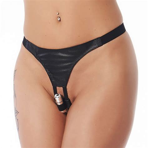 String Ouvert Avec Mini Vibromasseur Couleur Amorable By Rimba