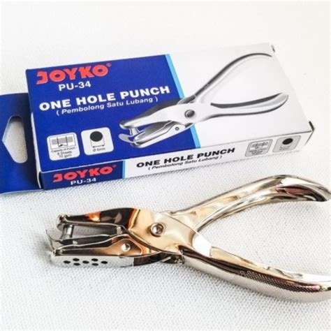 Jual Pembolong Kertas Joyko One Hole Punch Merk Joyko Shopee Indonesia