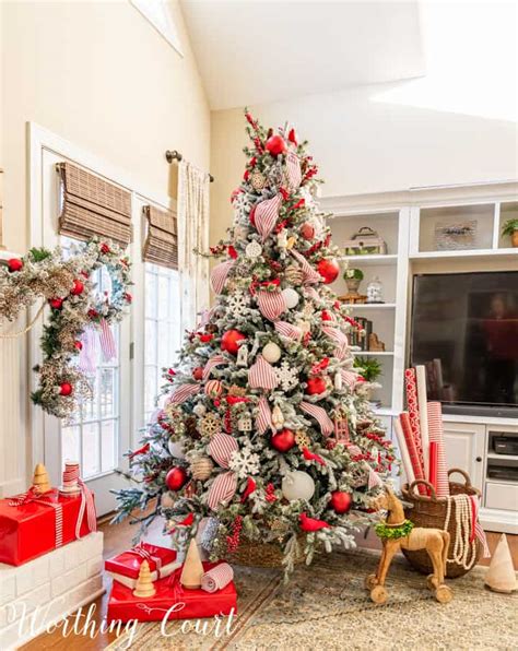 Pictures Of Decorated Flocked Christmas Trees | Shelly Lighting