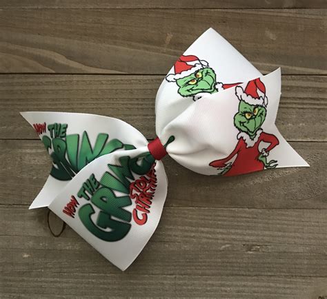 GRINCH STOLE CHRISTMAS 5', 6" or 7" BOW