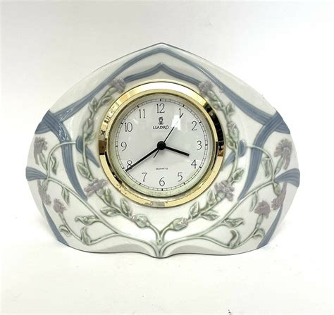 Lladro Diamond Clock Made In Spain Model 5655 6 Tall Etsy